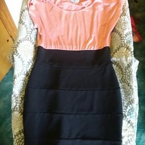 Pretty black and pink dress